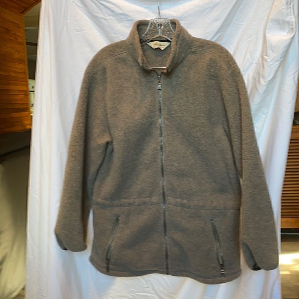 Eddie Bauer Teddy Zip Up Sweater Small